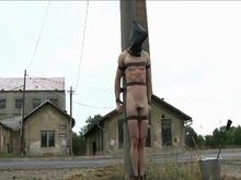 Goddess destroys her male slave