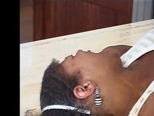 Beaten with shoe