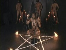Caged and dominated by two men