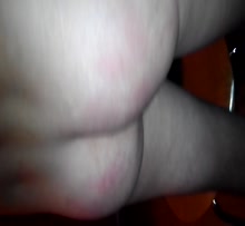 Torturing slave's cock and balls