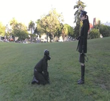 Outdoor Femdom Pet Play