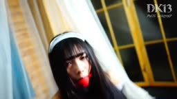 Maid in leather armbinder