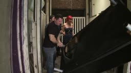 Redhead manhandled