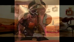 Throat training - Homemade BDSM