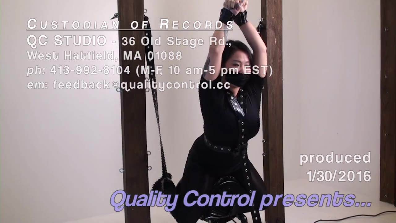 Bound Asian Hanging Sybian Ride