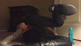 Gagged subgirl with a tail