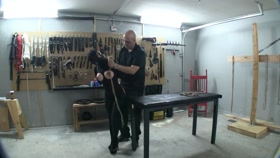 Hogtied, Gagged and Hooded on Playroom