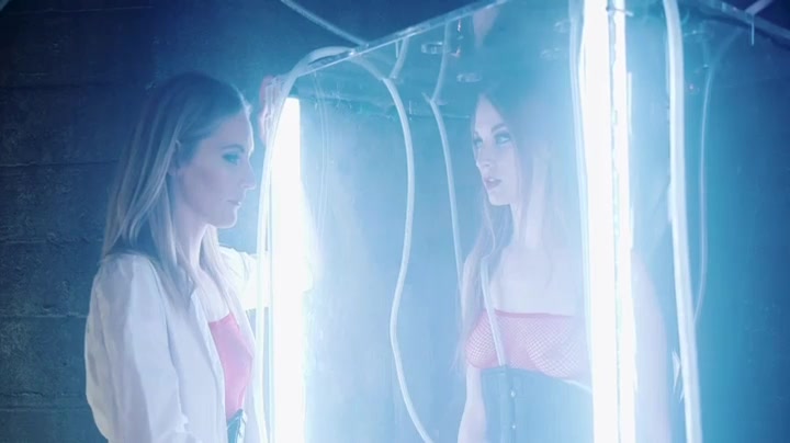 Two hot lesbians in BDSM action