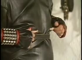 Leather Mistress and slave