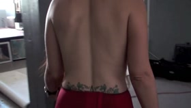 Spanked and paddled ass