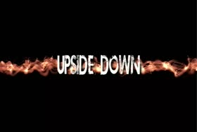 Upside down to be caned