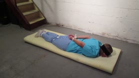 Hogtied in Cellar - Homemade