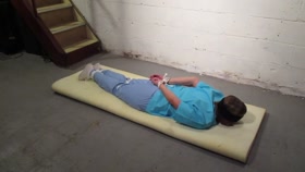 Hogtied in Cellar - Homemade