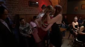 Ela Darling and Bella Rossi - Humiliation in public