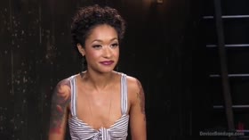 Skin Diamond in Steel Restraints