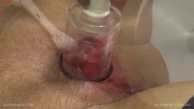 Pussy cleaning machine