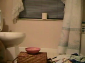 Petgirl's piss training in toilet