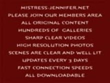 Blonde dominatrix toilet slavery of black stud slave