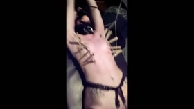Tormenting and playing with my slut slave