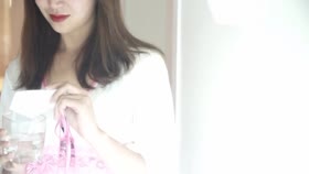Cute Asian tied up by man and woman