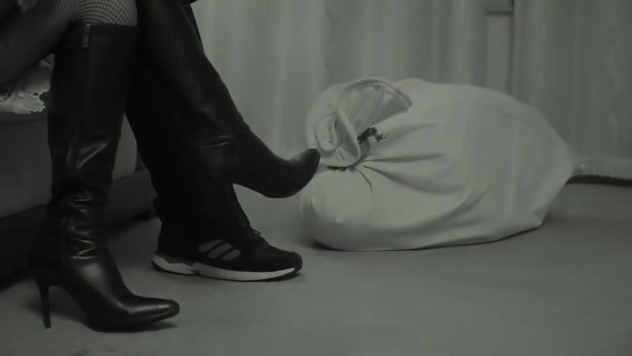 Cute Asian tied up by man and woman