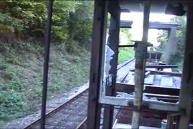 Katarina Nikita in latex on the railroad
