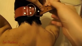 Spikes Bra and Monster Penis Gag