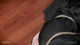 Redhead tied and used