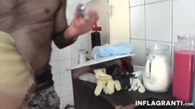 Enema and ass play - German pervert Anal