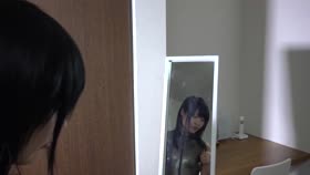 Japanese girl dominated in latex