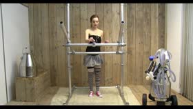 Milking teen tits