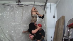 Her first time upside down