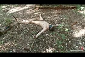 Post Cum Torture Outdoors - Gay