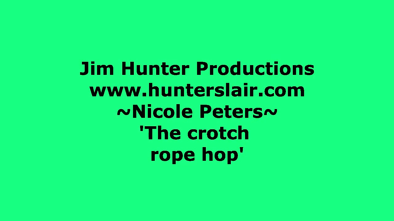 Nicole meets ropes