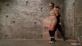 Mia Gold visits Hogtied