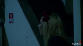 Blonde sex slave in good use