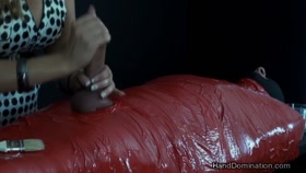 Ruining her helpless male bitch