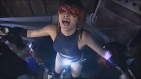 Japanese Superheroine caught