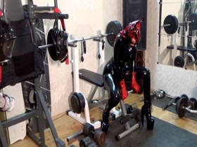 Gym Lezdom Latex