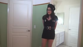Police Lady in Bondage
