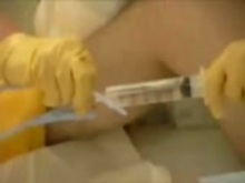 Insertion of male catheter - painful!