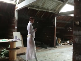 In the attic