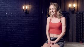Steel Restraints for hot Blonde