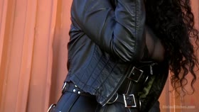 Mistress toying with his ass