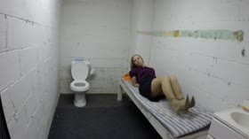 Blonde Mature in Cell