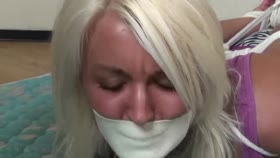Hot Hogtied Blonde