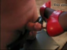 Small clip of heel insertion