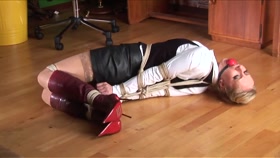 Hogtied and Gagged Secretary