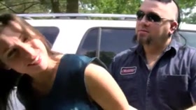 Arrested and put to chains by security