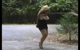 Bitch goes for a walk